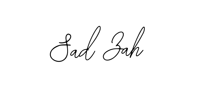 Sad Zah stylish signature style. Best Handwritten Sign (Bearetta-2O07w) for my name. Handwritten Signature Collection Ideas for my name Sad Zah. Sad Zah signature style 12 images and pictures png