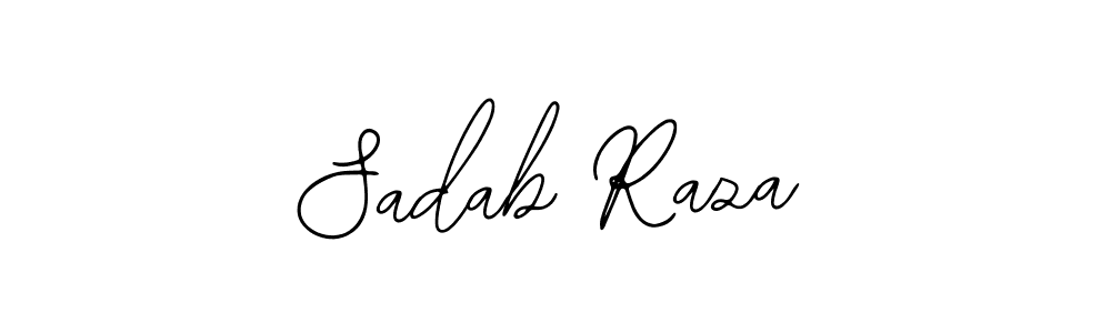 How to make Sadab Raza signature? Bearetta-2O07w is a professional autograph style. Create handwritten signature for Sadab Raza name. Sadab Raza signature style 12 images and pictures png