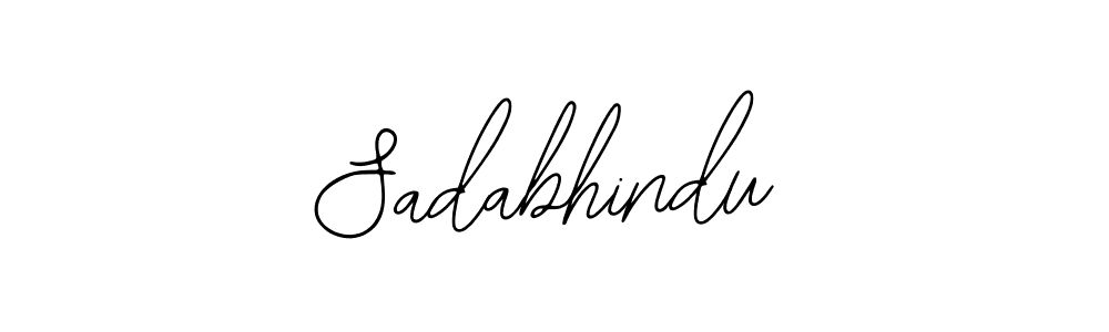 Make a beautiful signature design for name Sadabhindu. With this signature (Bearetta-2O07w) style, you can create a handwritten signature for free. Sadabhindu signature style 12 images and pictures png