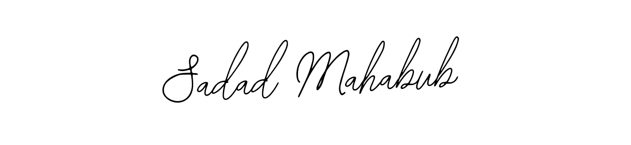 You should practise on your own different ways (Bearetta-2O07w) to write your name (Sadad Mahabub) in signature. don't let someone else do it for you. Sadad Mahabub signature style 12 images and pictures png