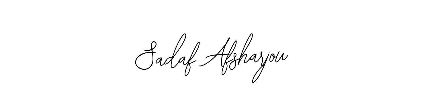 Design your own signature with our free online signature maker. With this signature software, you can create a handwritten (Bearetta-2O07w) signature for name Sadaf Afsharjou. Sadaf Afsharjou signature style 12 images and pictures png