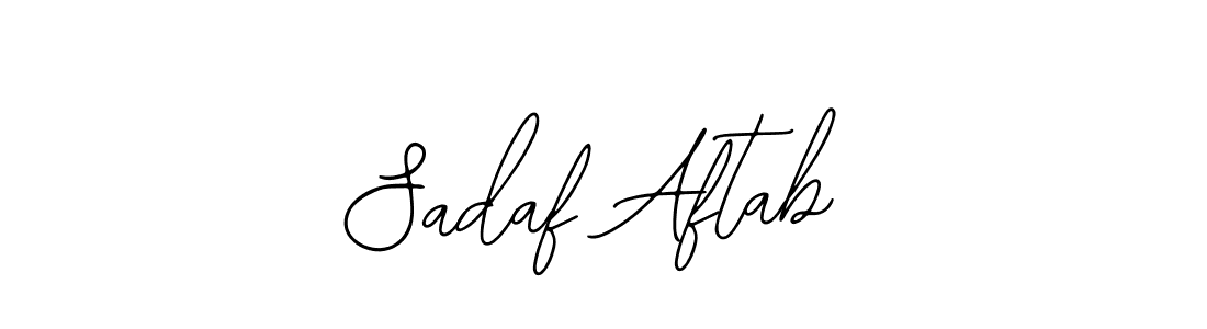 Make a beautiful signature design for name Sadaf Aftab. Use this online signature maker to create a handwritten signature for free. Sadaf Aftab signature style 12 images and pictures png