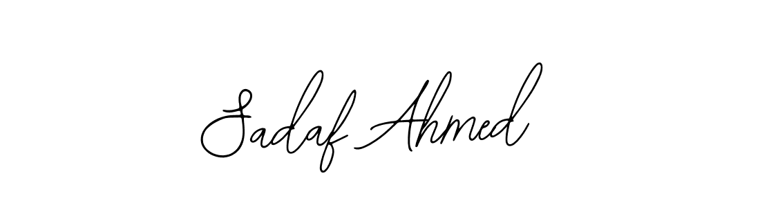 It looks lik you need a new signature style for name Sadaf Ahmed. Design unique handwritten (Bearetta-2O07w) signature with our free signature maker in just a few clicks. Sadaf Ahmed signature style 12 images and pictures png