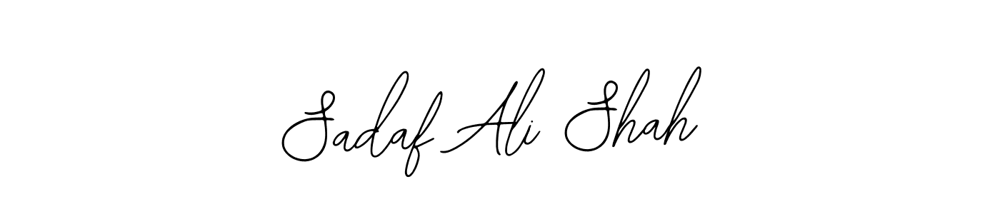 This is the best signature style for the Sadaf Ali Shah name. Also you like these signature font (Bearetta-2O07w). Mix name signature. Sadaf Ali Shah signature style 12 images and pictures png