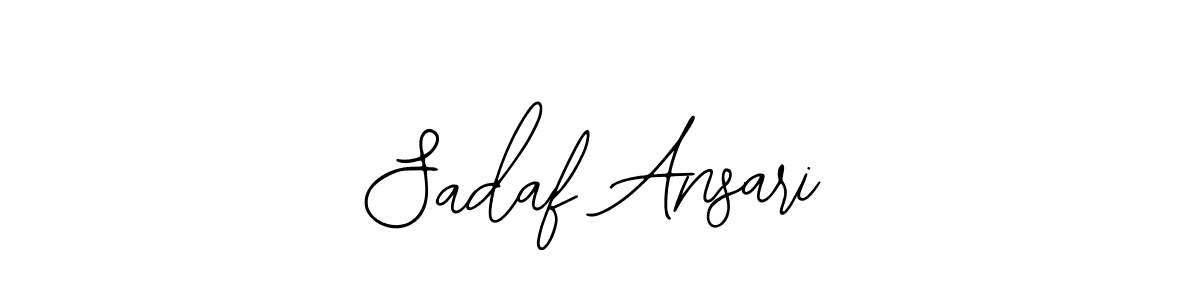 Similarly Bearetta-2O07w is the best handwritten signature design. Signature creator online .You can use it as an online autograph creator for name Sadaf Ansari. Sadaf Ansari signature style 12 images and pictures png