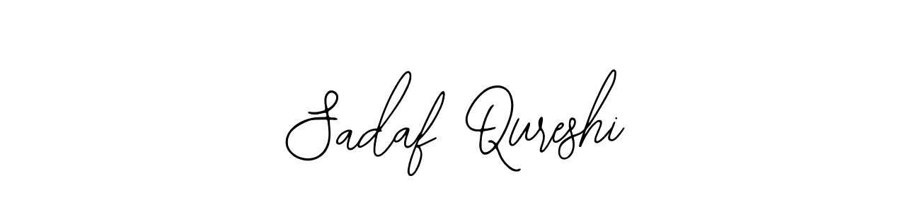 The best way (Bearetta-2O07w) to make a short signature is to pick only two or three words in your name. The name Sadaf Qureshi include a total of six letters. For converting this name. Sadaf Qureshi signature style 12 images and pictures png