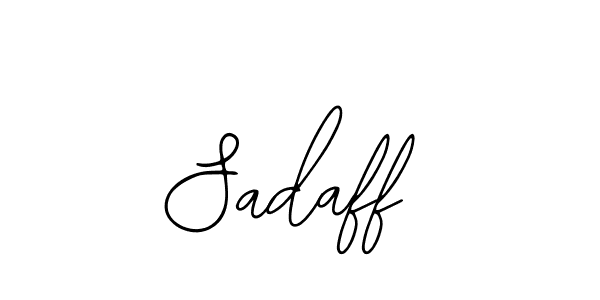 if you are searching for the best signature style for your name Sadaff. so please give up your signature search. here we have designed multiple signature styles  using Bearetta-2O07w. Sadaff signature style 12 images and pictures png