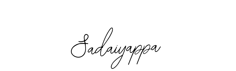 if you are searching for the best signature style for your name Sadaiyappa. so please give up your signature search. here we have designed multiple signature styles  using Bearetta-2O07w. Sadaiyappa signature style 12 images and pictures png