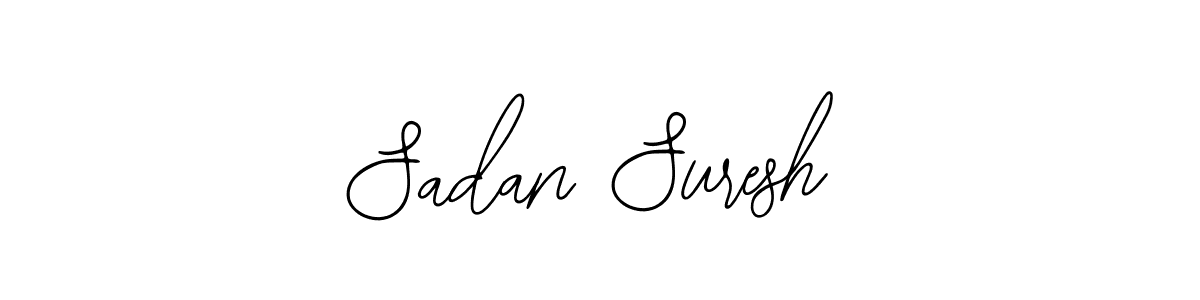 Use a signature maker to create a handwritten signature online. With this signature software, you can design (Bearetta-2O07w) your own signature for name Sadan Suresh. Sadan Suresh signature style 12 images and pictures png