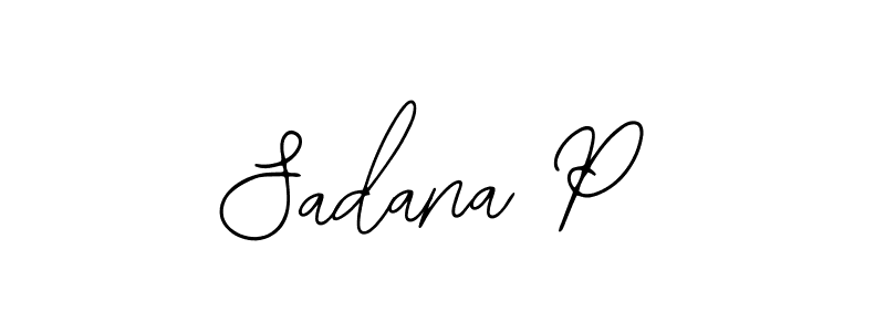 Make a beautiful signature design for name Sadana P. Use this online signature maker to create a handwritten signature for free. Sadana P signature style 12 images and pictures png