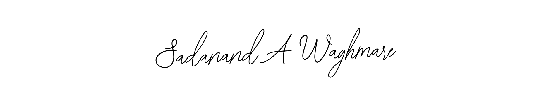 Create a beautiful signature design for name Sadanand A Waghmare. With this signature (Bearetta-2O07w) fonts, you can make a handwritten signature for free. Sadanand A Waghmare signature style 12 images and pictures png