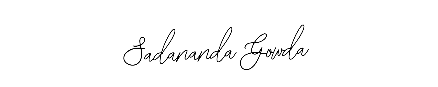 Make a beautiful signature design for name Sadananda Gowda. With this signature (Bearetta-2O07w) style, you can create a handwritten signature for free. Sadananda Gowda signature style 12 images and pictures png