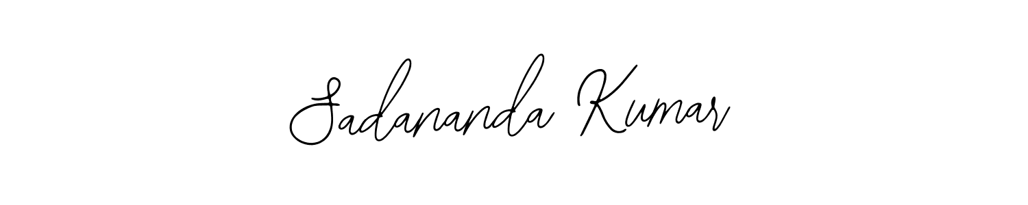 How to make Sadananda Kumar name signature. Use Bearetta-2O07w style for creating short signs online. This is the latest handwritten sign. Sadananda Kumar signature style 12 images and pictures png