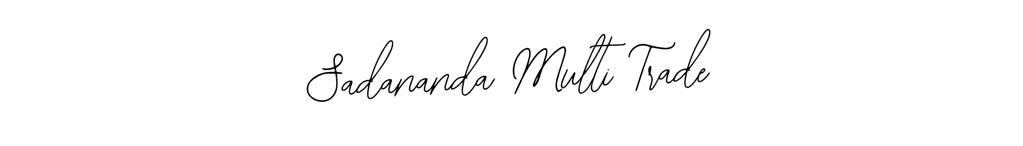 Make a beautiful signature design for name Sadananda Multi Trade. With this signature (Bearetta-2O07w) style, you can create a handwritten signature for free. Sadananda Multi Trade signature style 12 images and pictures png
