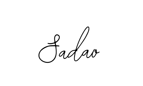 How to make Sadao signature? Bearetta-2O07w is a professional autograph style. Create handwritten signature for Sadao name. Sadao signature style 12 images and pictures png