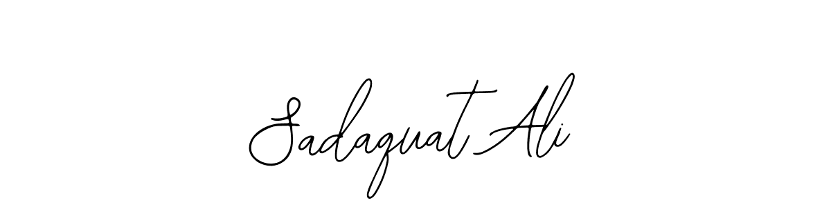 Make a beautiful signature design for name Sadaquat Ali. With this signature (Bearetta-2O07w) style, you can create a handwritten signature for free. Sadaquat Ali signature style 12 images and pictures png