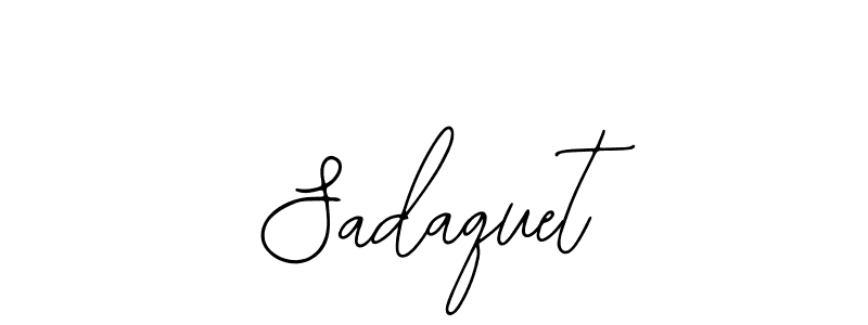 Bearetta-2O07w is a professional signature style that is perfect for those who want to add a touch of class to their signature. It is also a great choice for those who want to make their signature more unique. Get Sadaquet name to fancy signature for free. Sadaquet signature style 12 images and pictures png