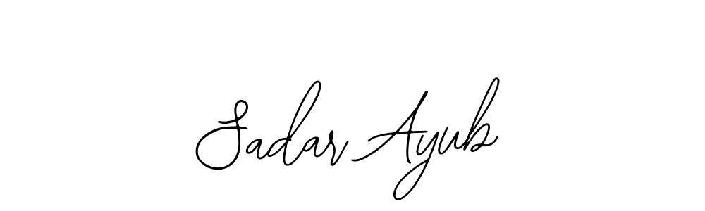 Make a beautiful signature design for name Sadar Ayub. Use this online signature maker to create a handwritten signature for free. Sadar Ayub signature style 12 images and pictures png