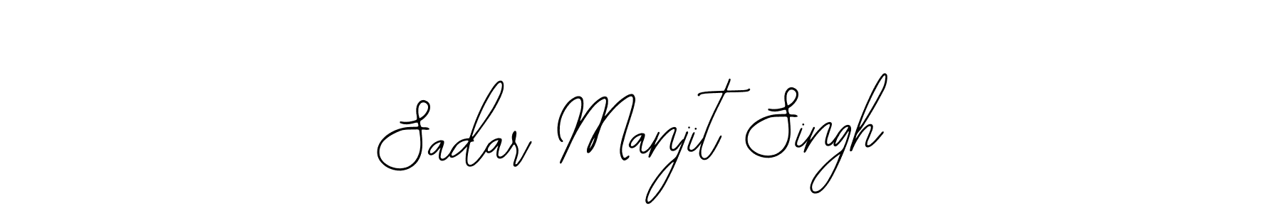 Sadar Manjit Singh stylish signature style. Best Handwritten Sign (Bearetta-2O07w) for my name. Handwritten Signature Collection Ideas for my name Sadar Manjit Singh. Sadar Manjit Singh signature style 12 images and pictures png