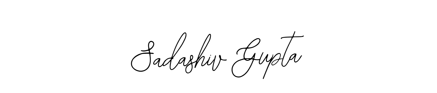 You should practise on your own different ways (Bearetta-2O07w) to write your name (Sadashiv Gupta) in signature. don't let someone else do it for you. Sadashiv Gupta signature style 12 images and pictures png