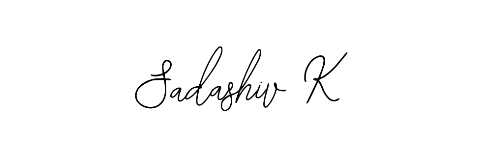 Similarly Bearetta-2O07w is the best handwritten signature design. Signature creator online .You can use it as an online autograph creator for name Sadashiv K. Sadashiv K signature style 12 images and pictures png