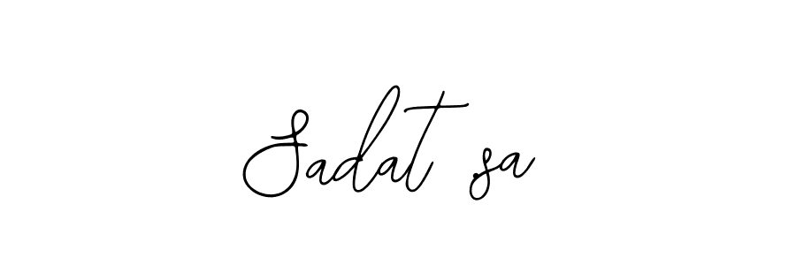 Make a beautiful signature design for name Sadat .sa. With this signature (Bearetta-2O07w) style, you can create a handwritten signature for free. Sadat .sa signature style 12 images and pictures png