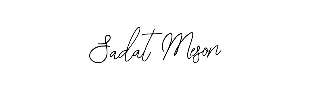 if you are searching for the best signature style for your name Sadat Meson. so please give up your signature search. here we have designed multiple signature styles  using Bearetta-2O07w. Sadat Meson signature style 12 images and pictures png