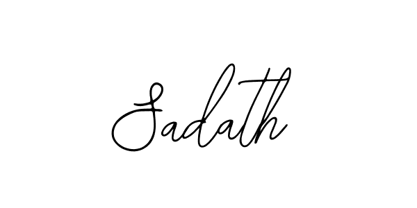 Create a beautiful signature design for name Sadath. With this signature (Bearetta-2O07w) fonts, you can make a handwritten signature for free. Sadath signature style 12 images and pictures png