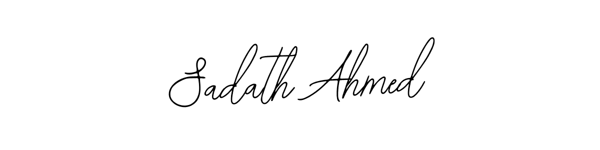 Similarly Bearetta-2O07w is the best handwritten signature design. Signature creator online .You can use it as an online autograph creator for name Sadath Ahmed. Sadath Ahmed signature style 12 images and pictures png