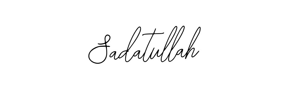 How to Draw Sadatullah signature style? Bearetta-2O07w is a latest design signature styles for name Sadatullah. Sadatullah signature style 12 images and pictures png