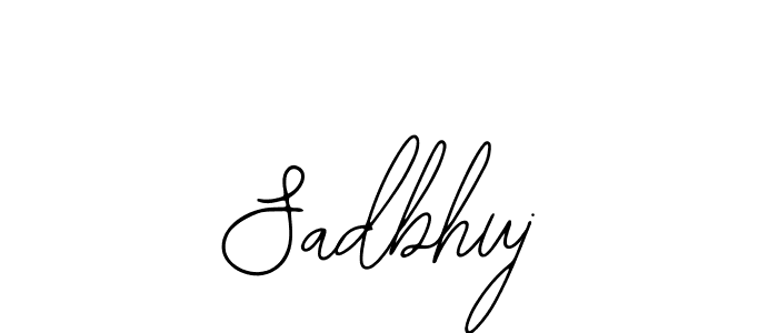 Use a signature maker to create a handwritten signature online. With this signature software, you can design (Bearetta-2O07w) your own signature for name Sadbhuj. Sadbhuj signature style 12 images and pictures png