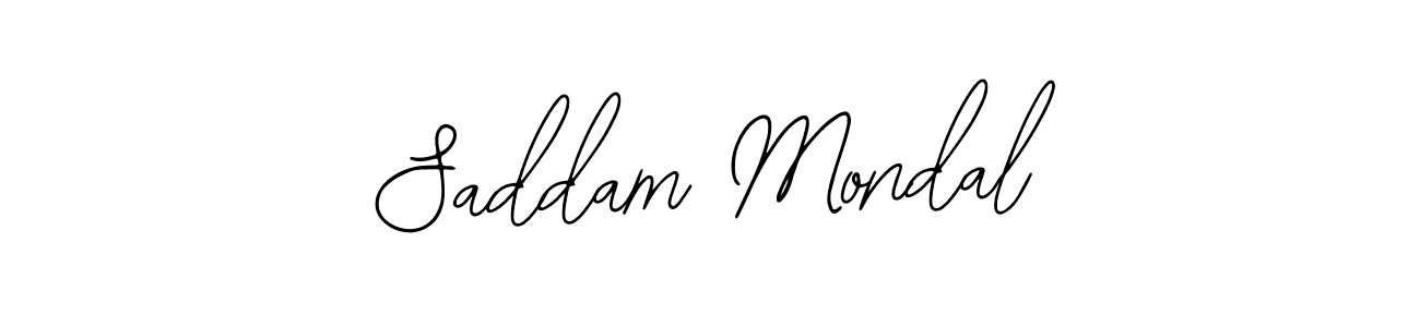 The best way (Bearetta-2O07w) to make a short signature is to pick only two or three words in your name. The name Saddam Mondal include a total of six letters. For converting this name. Saddam Mondal signature style 12 images and pictures png