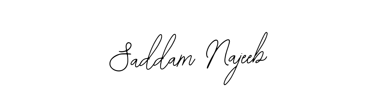 Once you've used our free online signature maker to create your best signature Bearetta-2O07w style, it's time to enjoy all of the benefits that Saddam Najeeb name signing documents. Saddam Najeeb signature style 12 images and pictures png