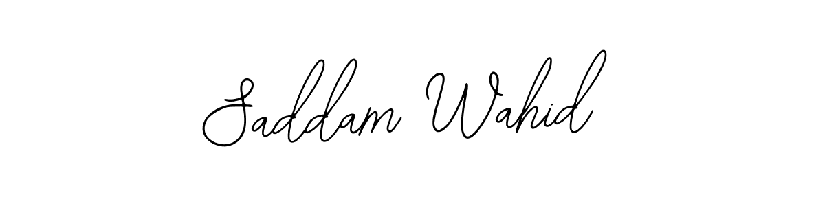 You can use this online signature creator to create a handwritten signature for the name Saddam Wahid. This is the best online autograph maker. Saddam Wahid signature style 12 images and pictures png