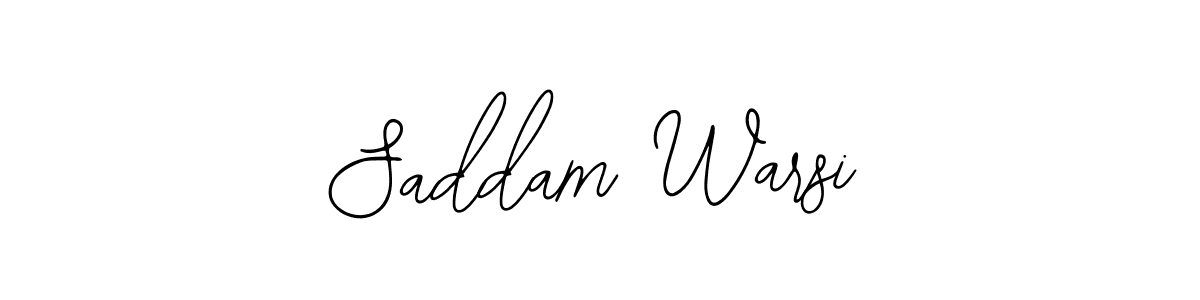Also You can easily find your signature by using the search form. We will create Saddam Warsi name handwritten signature images for you free of cost using Bearetta-2O07w sign style. Saddam Warsi signature style 12 images and pictures png