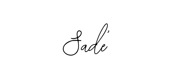 Check out images of Autograph of Sade’ name. Actor Sade’ Signature Style. Bearetta-2O07w is a professional sign style online. Sade’ signature style 12 images and pictures png