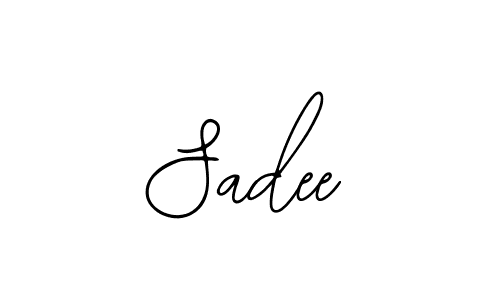 Design your own signature with our free online signature maker. With this signature software, you can create a handwritten (Bearetta-2O07w) signature for name Sadee. Sadee signature style 12 images and pictures png