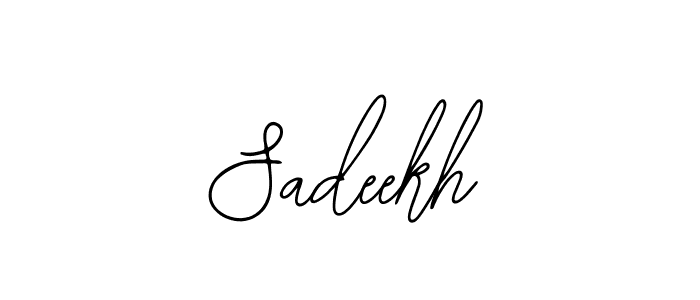 Here are the top 10 professional signature styles for the name Sadeekh. These are the best autograph styles you can use for your name. Sadeekh signature style 12 images and pictures png