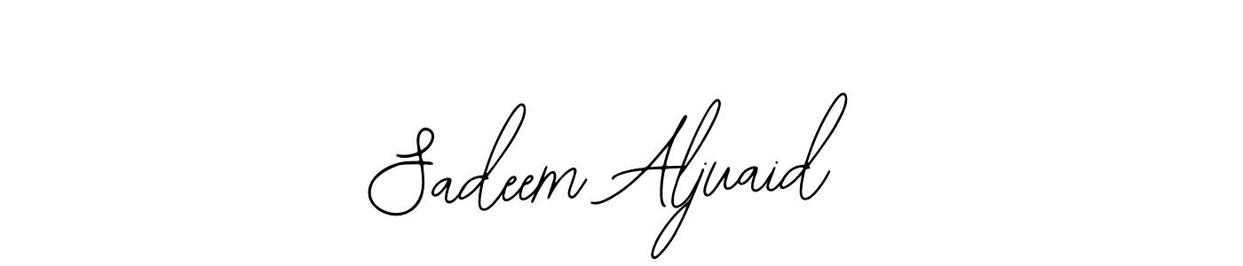 You should practise on your own different ways (Bearetta-2O07w) to write your name (Sadeem Aljuaid) in signature. don't let someone else do it for you. Sadeem Aljuaid signature style 12 images and pictures png