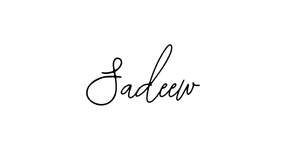How to make Sadeew signature? Bearetta-2O07w is a professional autograph style. Create handwritten signature for Sadeew name. Sadeew signature style 12 images and pictures png