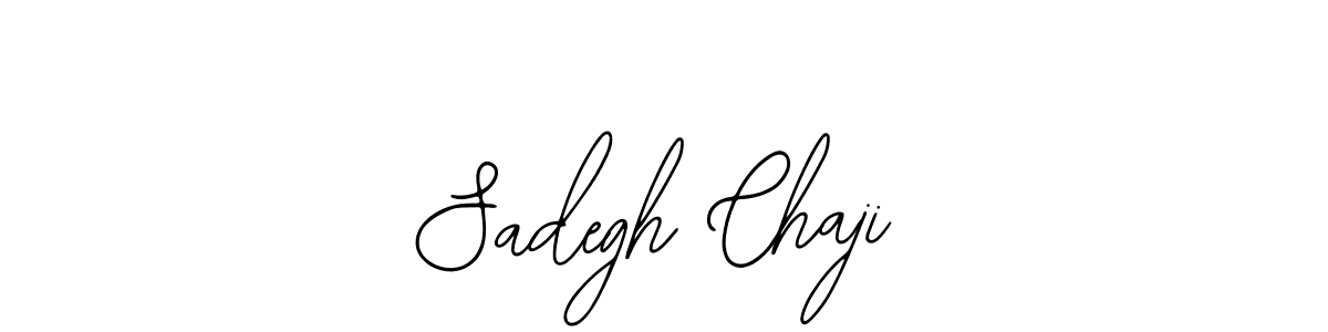 How to make Sadegh Chaji name signature. Use Bearetta-2O07w style for creating short signs online. This is the latest handwritten sign. Sadegh Chaji signature style 12 images and pictures png