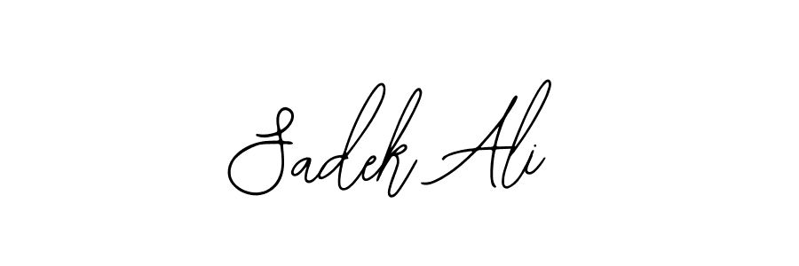 How to make Sadek Ali signature? Bearetta-2O07w is a professional autograph style. Create handwritten signature for Sadek Ali name. Sadek Ali signature style 12 images and pictures png