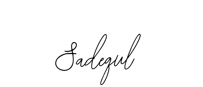 Sadequl stylish signature style. Best Handwritten Sign (Bearetta-2O07w) for my name. Handwritten Signature Collection Ideas for my name Sadequl. Sadequl signature style 12 images and pictures png