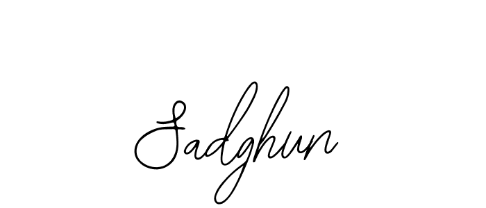 The best way (Bearetta-2O07w) to make a short signature is to pick only two or three words in your name. The name Sadghun include a total of six letters. For converting this name. Sadghun signature style 12 images and pictures png