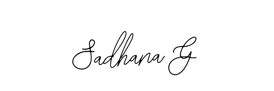 Also we have Sadhana G name is the best signature style. Create professional handwritten signature collection using Bearetta-2O07w autograph style. Sadhana G signature style 12 images and pictures png