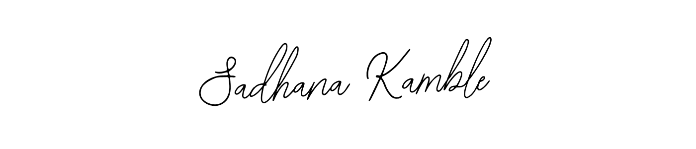 The best way (Bearetta-2O07w) to make a short signature is to pick only two or three words in your name. The name Sadhana Kamble include a total of six letters. For converting this name. Sadhana Kamble signature style 12 images and pictures png