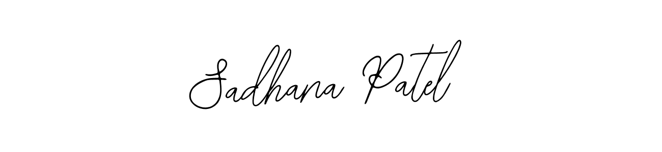 You should practise on your own different ways (Bearetta-2O07w) to write your name (Sadhana Patel) in signature. don't let someone else do it for you. Sadhana Patel signature style 12 images and pictures png