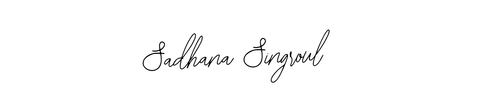 Make a beautiful signature design for name Sadhana Singroul. Use this online signature maker to create a handwritten signature for free. Sadhana Singroul signature style 12 images and pictures png