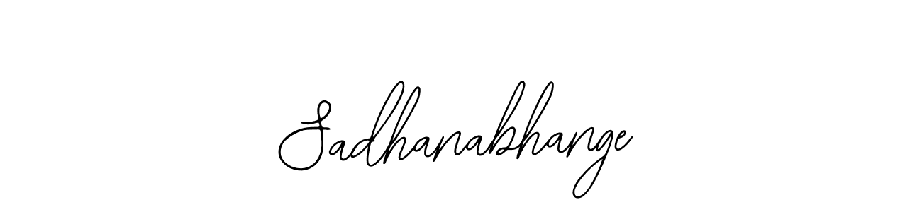 The best way (Bearetta-2O07w) to make a short signature is to pick only two or three words in your name. The name Sadhanabhange include a total of six letters. For converting this name. Sadhanabhange signature style 12 images and pictures png