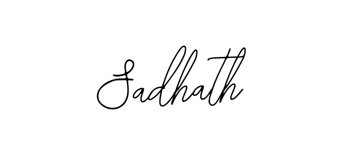 How to make Sadhath signature? Bearetta-2O07w is a professional autograph style. Create handwritten signature for Sadhath name. Sadhath signature style 12 images and pictures png